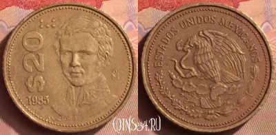 Мексика 20 песо 1985 года, KM# 508, 444-023