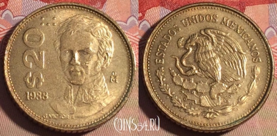 Мексика 20 песо 1988 года, KM# 508, 206a-042