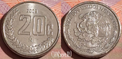Мексика 20 сентаво 2009 года, KM# 935, 226c-107