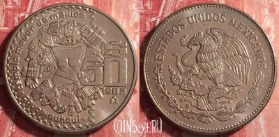 Мексика 50 песо 1983 года, KM# 490, UNC, 112j-028