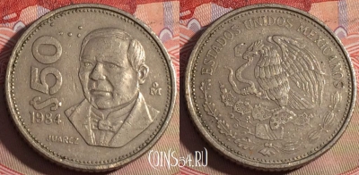 Мексика 50 песо 1984 года, KM# 495, 219a-079