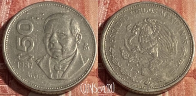 Мексика 50 песо 1987 года, KM# 495, 413p-120