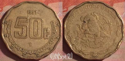 Мексика 50 сентаво 1997 года, KM# 549, 054i-147