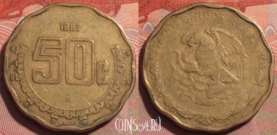 Мексика 50 сентаво 1997 года, KM# 549, 249a-041