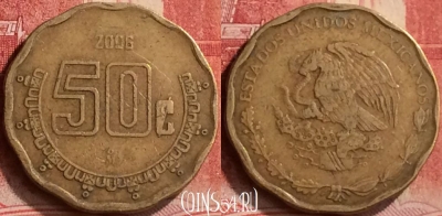 Мексика 50 сентаво 2006 года, KM# 549, 280m-013