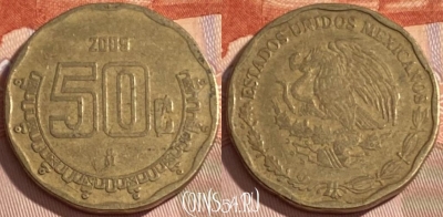 Мексика 50 сентаво 2009 года, KM# 549, 385r-061