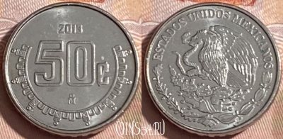 Мексика 50 сентаво 2013 года, KM# 936, 177r-132