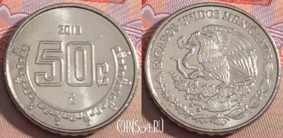 Мексика 50 сентаво 2013 года, KM# 936, 217a-115