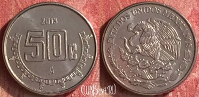 Мексика 50 сентаво 2013 года, KM# 936, 332n-107
