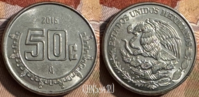 Мексика 50 сентаво 2015 года, KM# 936, s425s-118 ♛