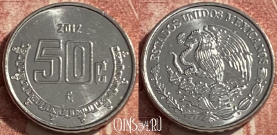Мексика 50 сентаво 2012 года, KM# 936, 486р-013