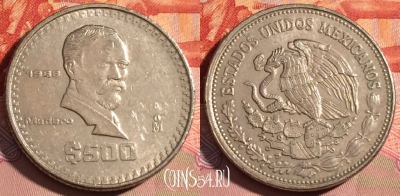 Мексика 500 песо 1988 года, KM# 529, 082c-001