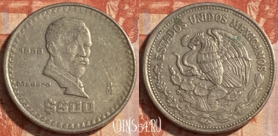 Мексика 500 песо 1988 года, KM# 529, 487р-117