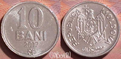 Молдавия 10 бань 2017 года, KM# 7, UNC, 329j-113