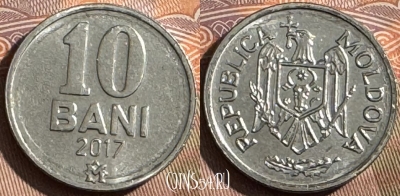 Молдавия 10 бань 2017 года, KM# 7, UNC, 508s-143
