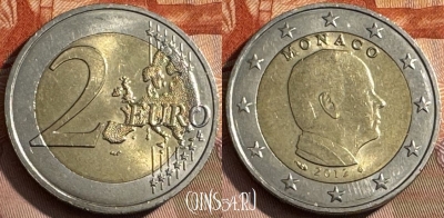Монако 2 евро 2012 года, KM# 195, 468s-596 ♛