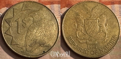 Намибия 1 доллар 1998 года, KM# 4, s057s-168