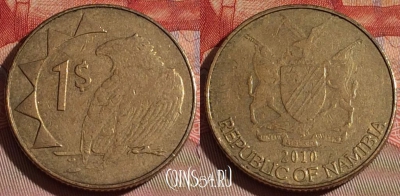 Намибия 1 доллар 2010 года, KM# 4, 075d-144