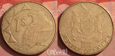 Намибия 1 доллар 2010 года, KM# 4, 290l-121