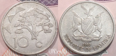 Намибия 10 центов 1993 года, KM 2, 119-134