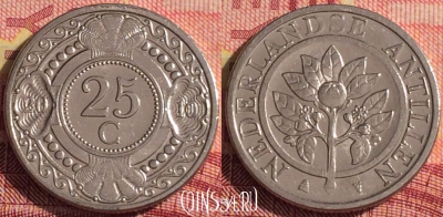 Антильские острова  25 центов 2010 года, KM# 35, 291i-115