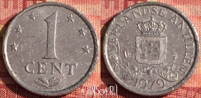 Антильские острова 1 цент 1979 года, KM# 8a, 316i-131