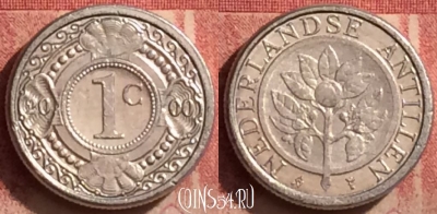 Антильские острова 1 цент 2000 года, KM# 32, 394-061