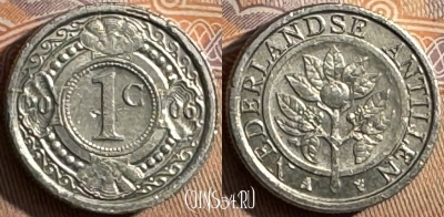 Антильские острова 1 цент 2006 г., KM# 32, s440s-100