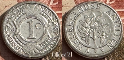 Антильские острова 1 цент 2012 года, KM# 32, s138t-096