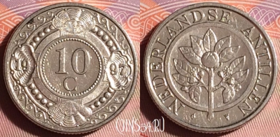 Антильские острова 10 центов 1997 года, KM# 34, 160g-025