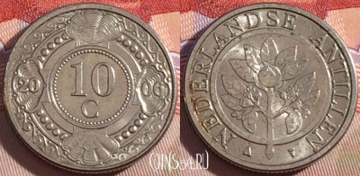 Нидерландские Антиллы  10 центов 2006 года, 081b-108
