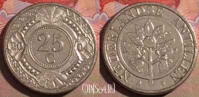 Антильские острова 25 центов 2004 года, 216a-075