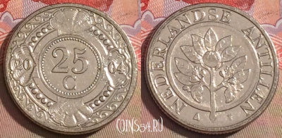 Антильские острова 25 центов 2004 года, 217a-051