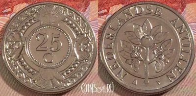 Антильские острова  25 центов 2012 года, s131b-124