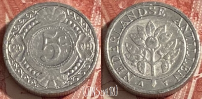 Антильские острова 5 центов 2009 г., KM# 33, 473r-028