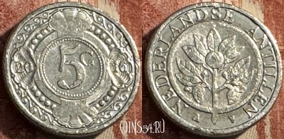 Антильские острова 5 центов 2016 г., KM# 33, 474s-138