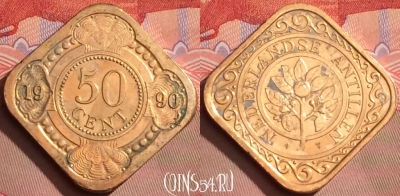 Антильские острова 50 центов 1990 года, 082l-094