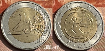 Нидерланды 2 евро 2009 года, KM# 282, 468s-635 ♛