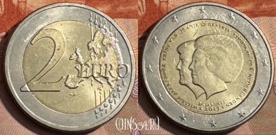 Нидерланды 2 евро 2013 года, KM# 332, 468s-633