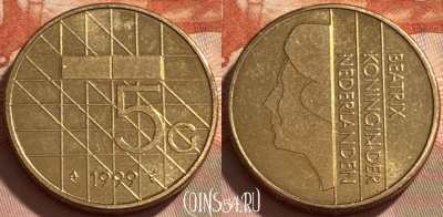 Нидерланды 5 гульденов 1999 года, KM# 210, 495р-017 ♛