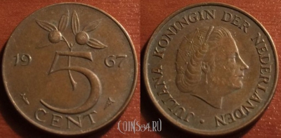 Нидерланды 5 центов 1967 года, 49-109