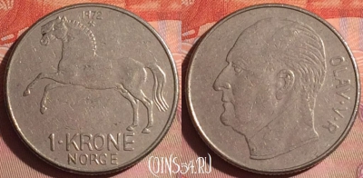 Норвегия 1 крона 1972 года, KM# 409, 042i-114