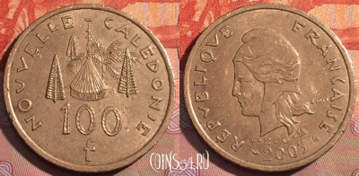 Новая Каледония 100 франков 2003 года, КМ# 15, 270a-051
