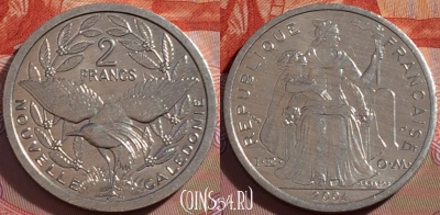 Новая Каледония 2 франка 2004 года, КМ# 14, 246-106