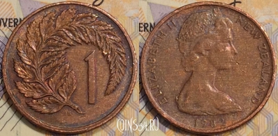 Новая Зеландия 1 цент 1982 года, KM# 31, 130-048
