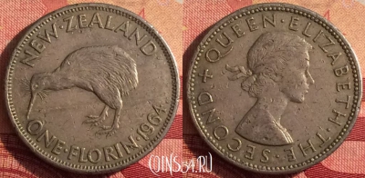 Новая Зеландия 2 шиллинга (флорин) 1965 г., 244i-169