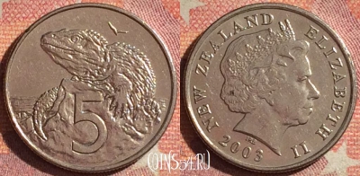 Новая Зеландия 5 центов 2003 года, KM# 116, 148i-082