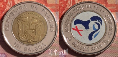 Панама 1 бальбоа 2019 года, 109f-021