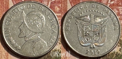 Панама 1/4 бальбоа 2019 года, 194s-106