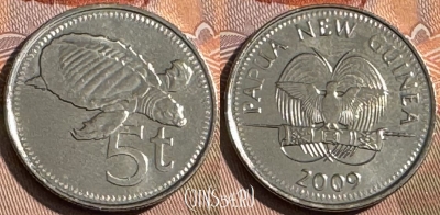 Папуа - Новая Гвинея 5 тойя 2009 г., KM# 3a, UNC, 508s-061